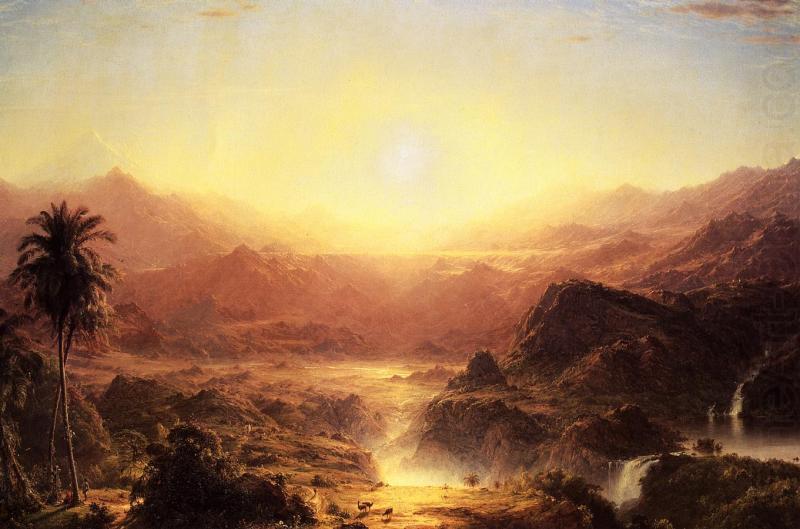 Frederic Edwin Church Andes of Eduador china oil painting image